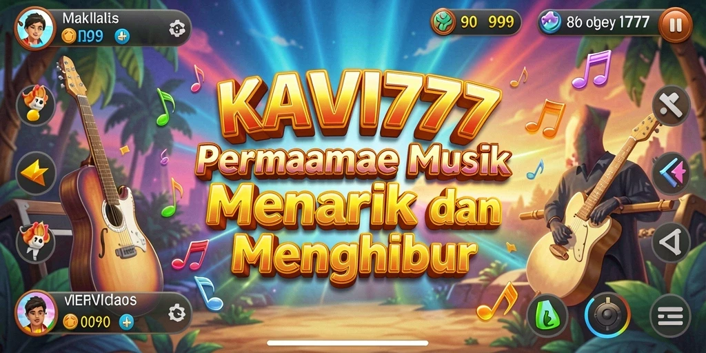 Tampilan gameplay KAWI777 yang menarik dan penuh warna.