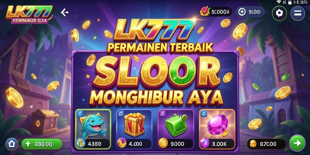 Tampilkan gameplay seru slot LK777 yang menghibur dan penuh tantangan.