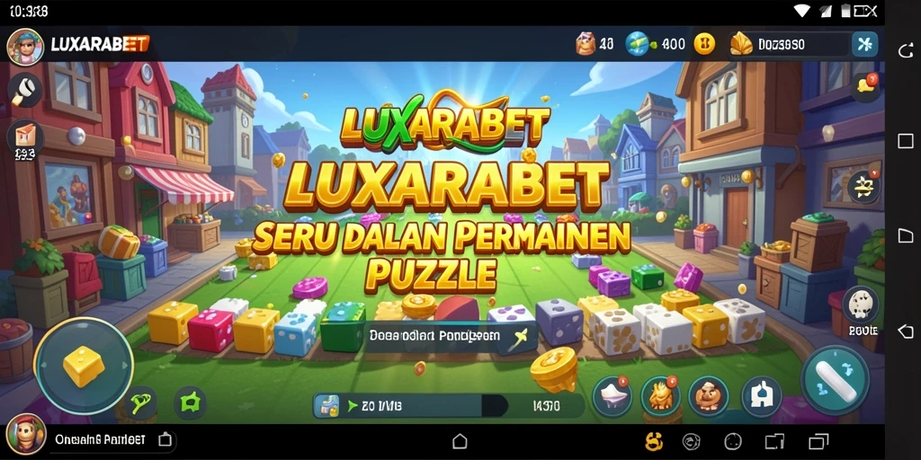 Tampilan gameplay LUXARABET dengan tantangan puzzle menarik.