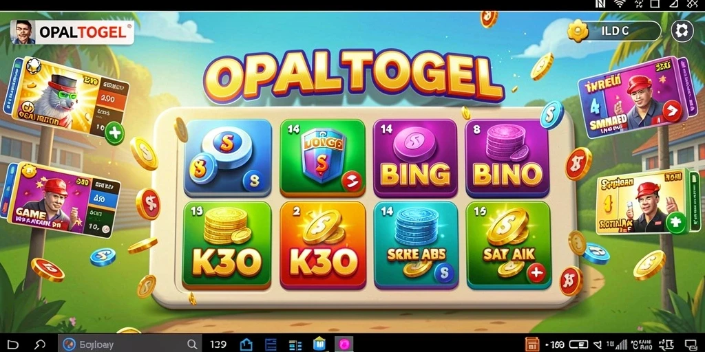 Tampilan permainan Bingo yang menarik di OPALTOGEL.