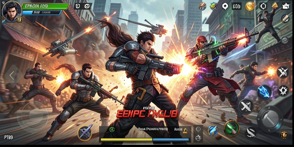Tampilan gameplay PT89 yang mendebarkan dan penuh aksi