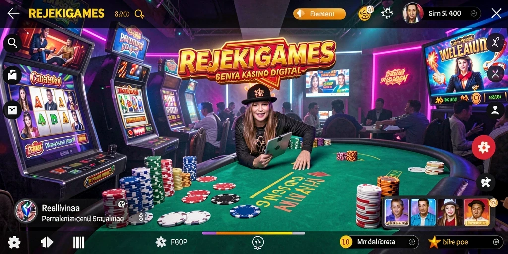 Tangkapan layar gameplay <strong>REJEKIGAMES</strong> yang mendebarkan dan penuh aksi kasino.