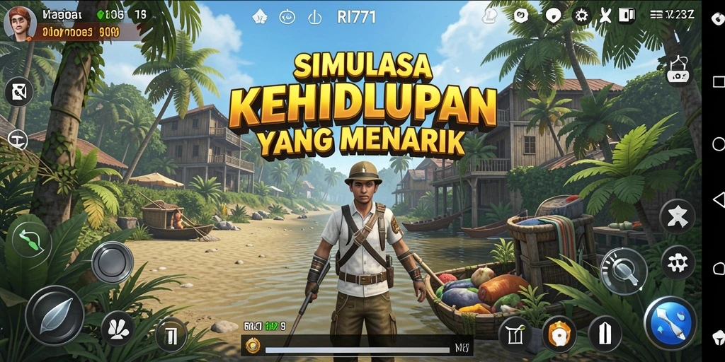 Gameplay menarik dan interaktif di RI771 yang menggugah kreativitas.