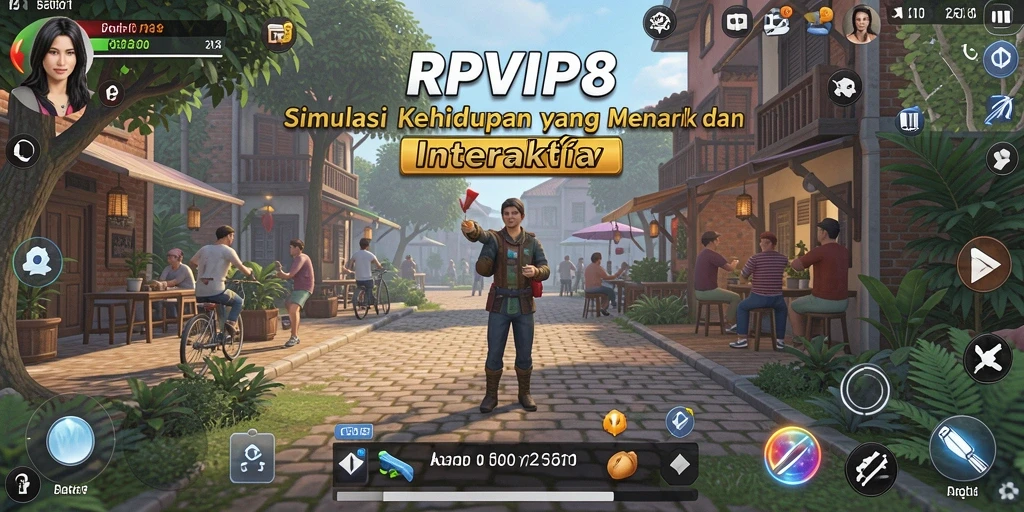 Tampilan gameplay RPVIP8 yang menarik dan interaktif.