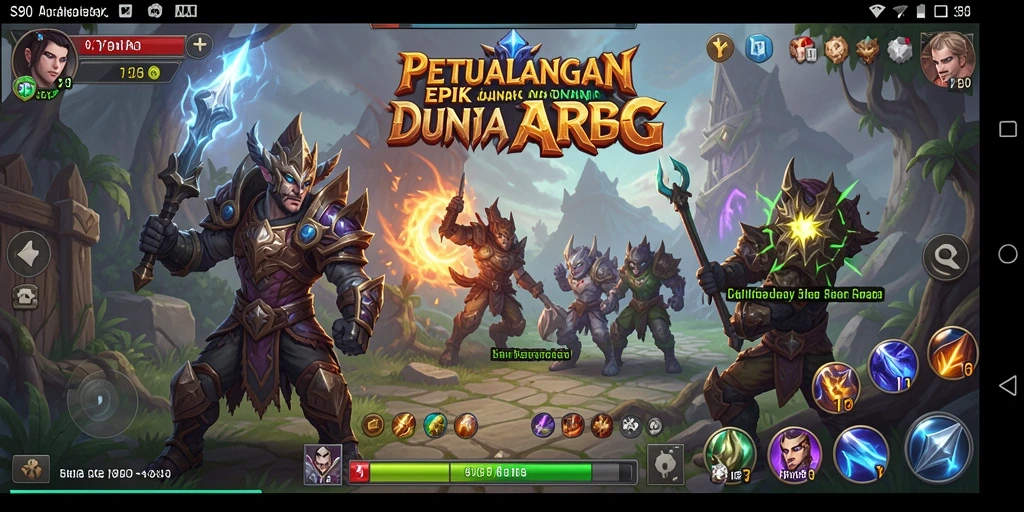 Tampilan gameplay S80 dalam pertempuran ARPG yang mendebarkan.