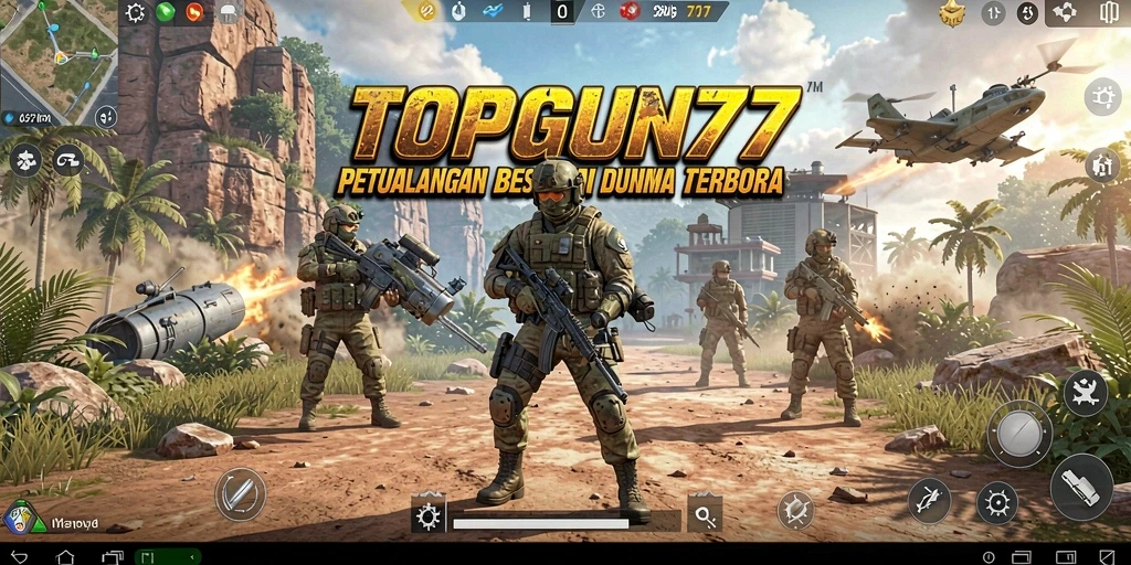 Gameplay epic di dunia terbuka TOPGUN77 yang penuh petualangan.