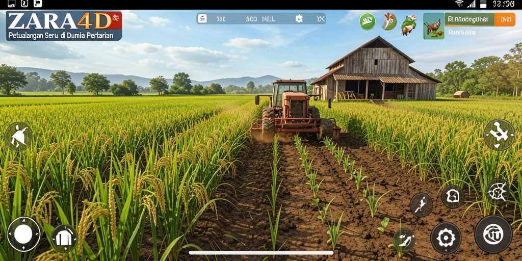Gameplay menarik dengan berkebun dan beternak di ZARA4D.